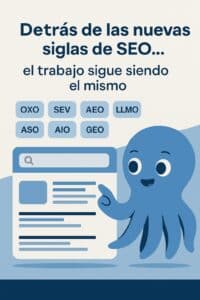 Resultados de búsqueda con siglas de SEO